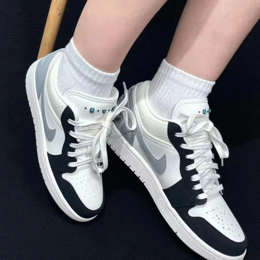 NIKE/耐克【流光风】影子灰2.0休闲百搭高级AJ1男款板鞋 IO2242101