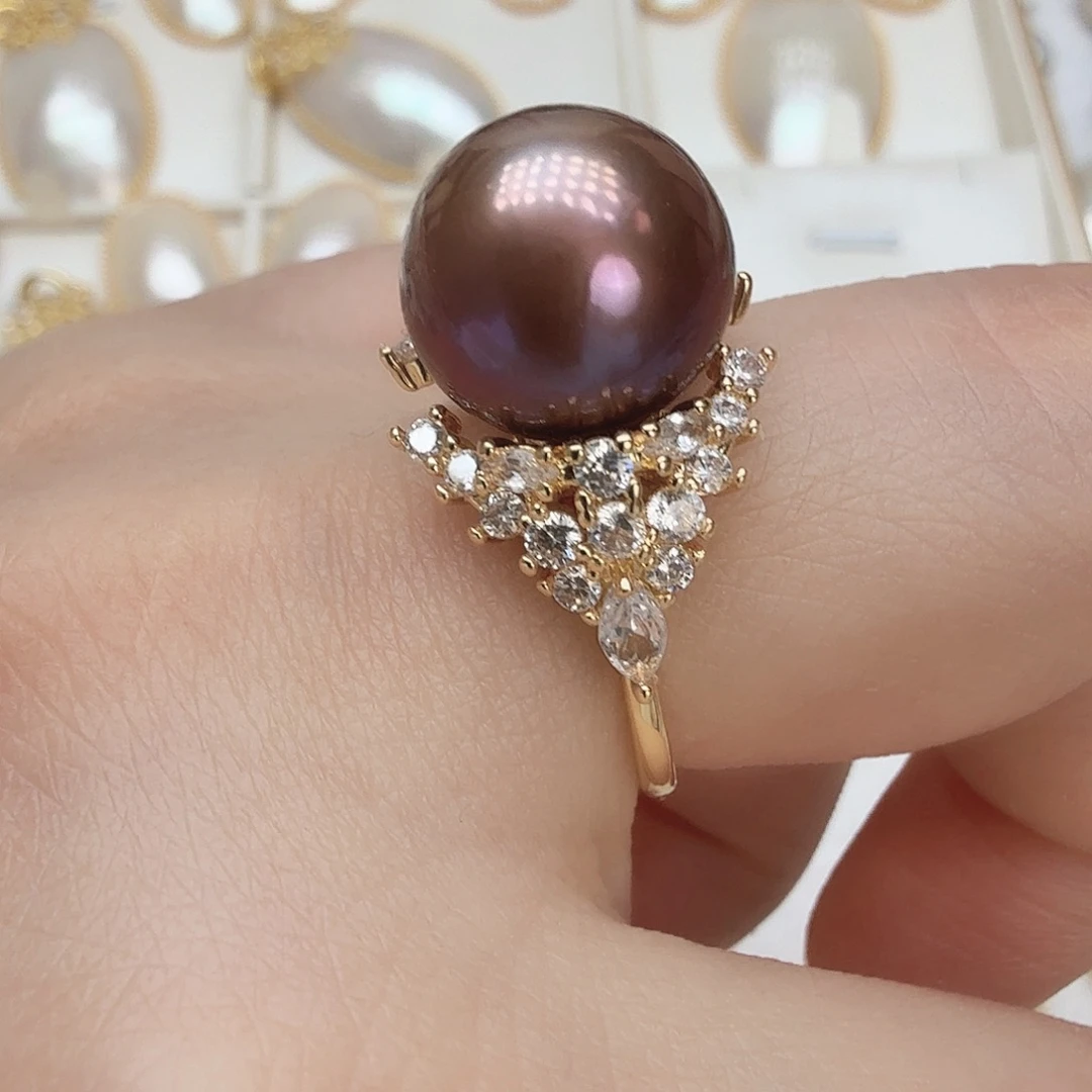 淡水珍珠未镶嵌戒指