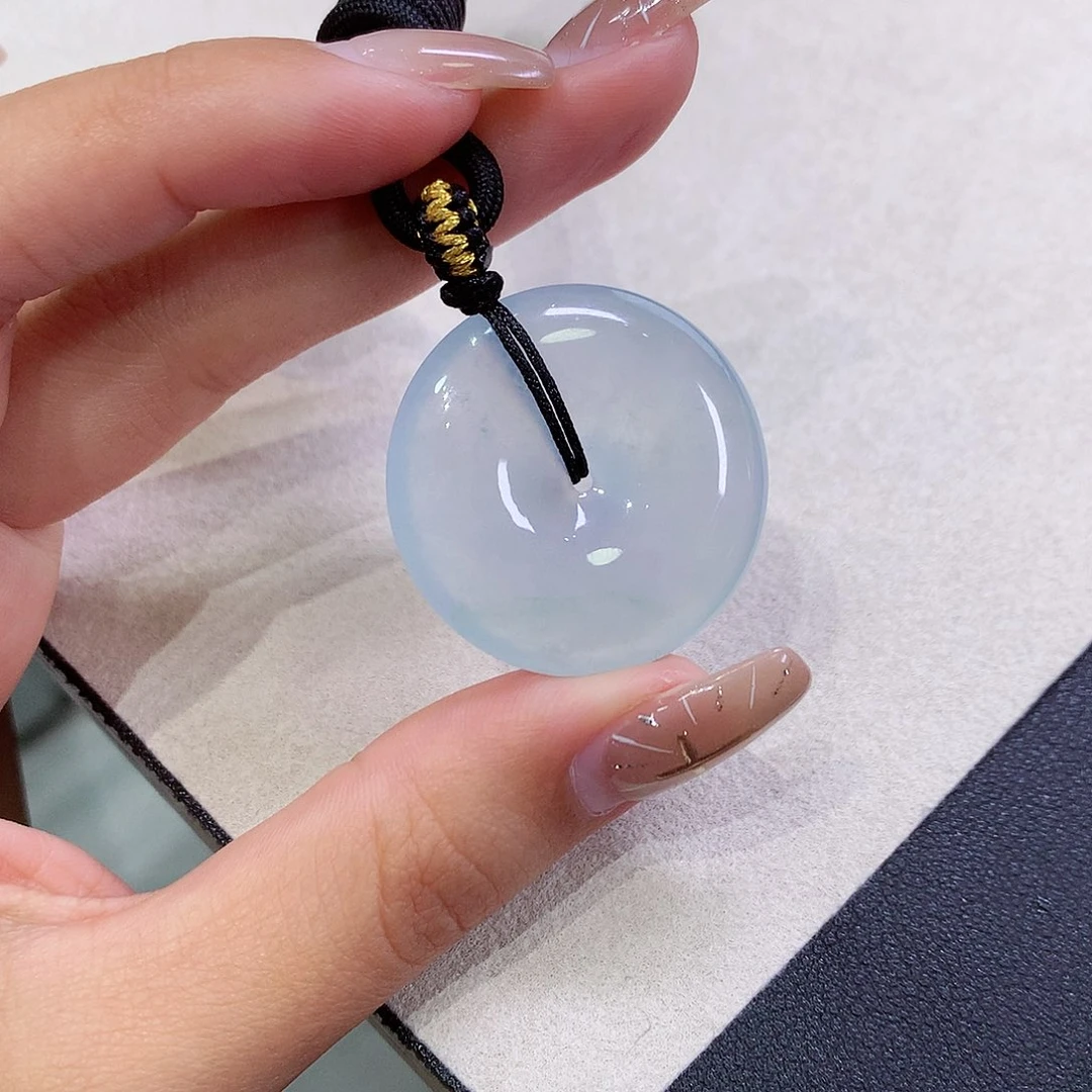 翡翠未镶嵌吊坠(不含链)30-5.7