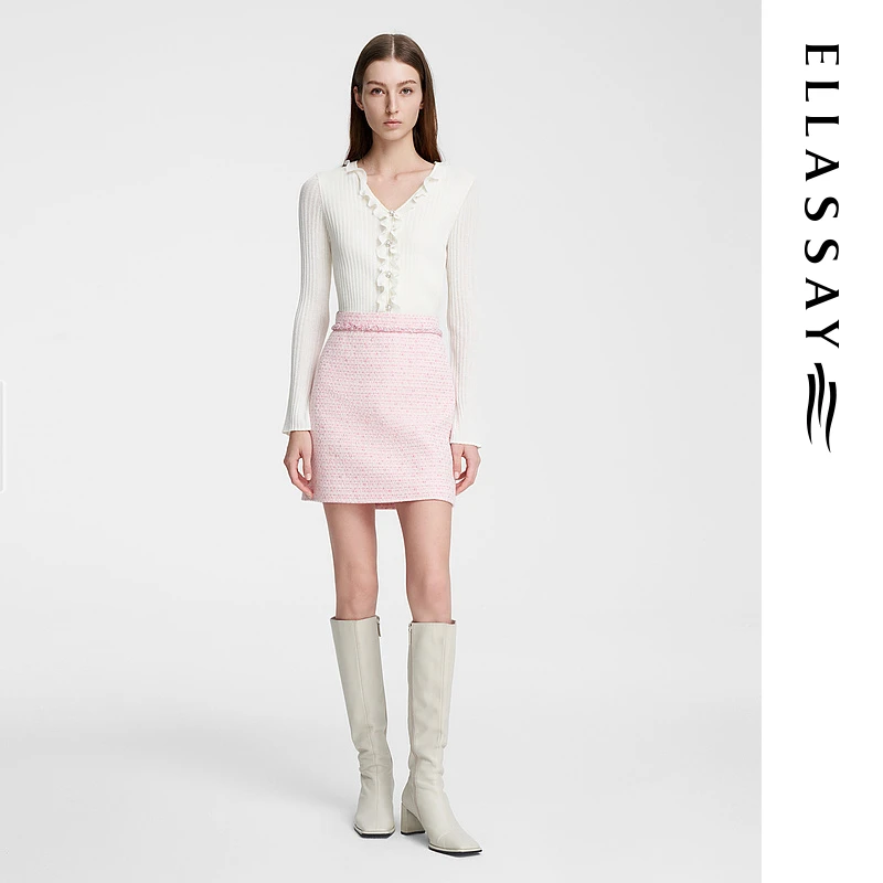 【粉丝专享】ELLASSAY歌力思针织衫女EWE351M01400
