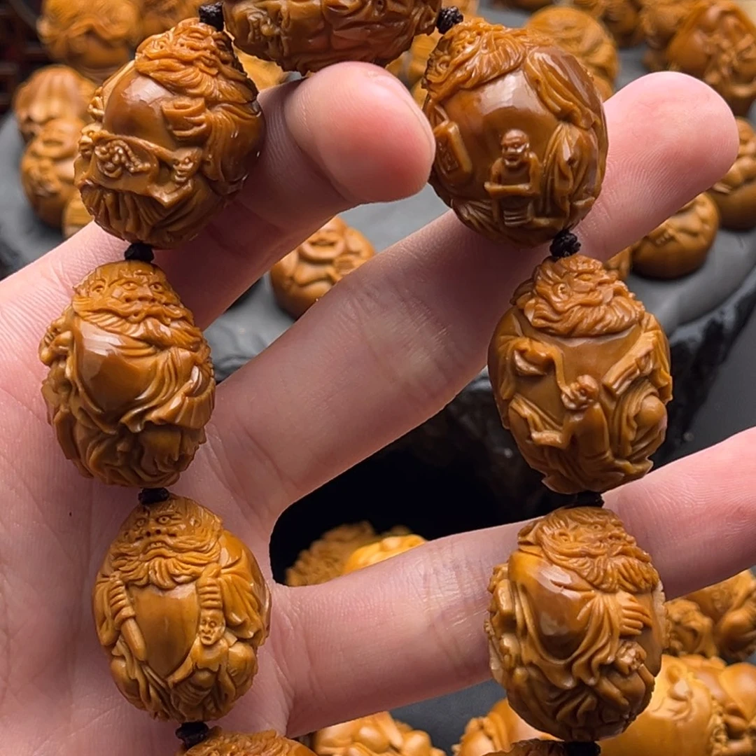 撩***屁手串/手链橄榄核钟馗