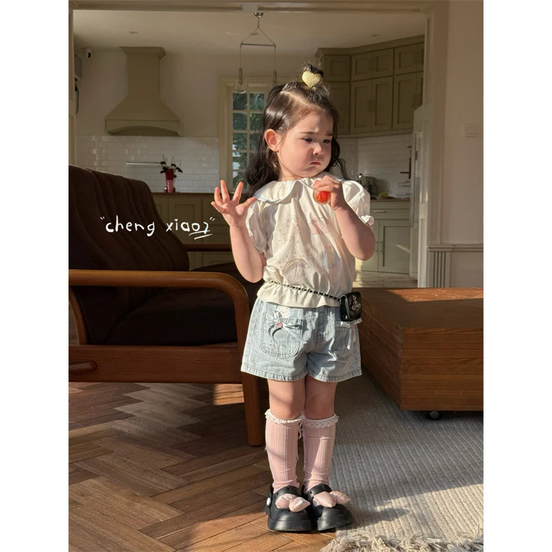 AC517~橙小7·25夏~卡通印花T恤XQ5265