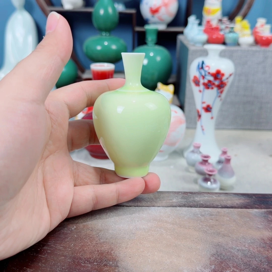 陶瓷手工小花器摆件