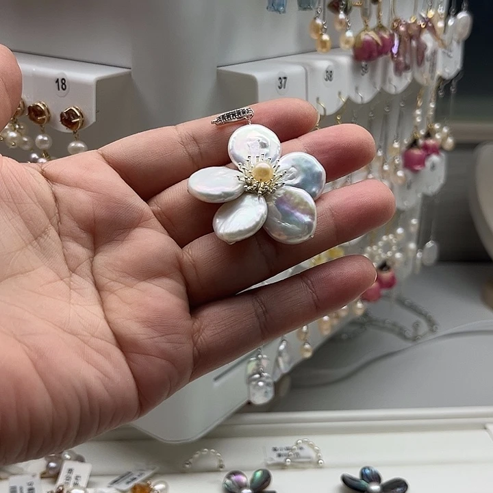 淡水珍珠未镶嵌吊坠(不含链)