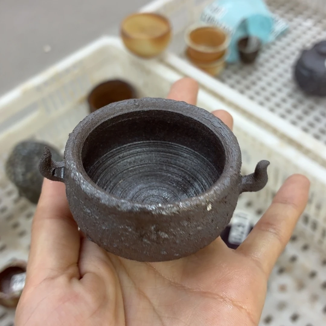 陶园柴烧，精品高货670泥纹