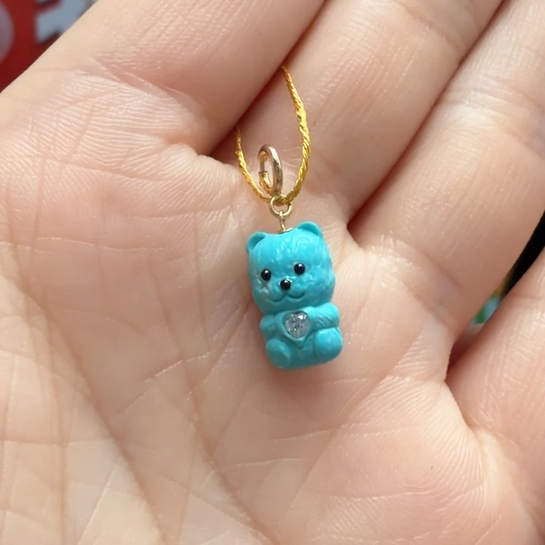 绿松石未镶嵌颈饰