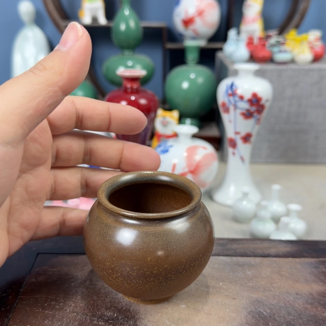陶瓷手工小花器摆件