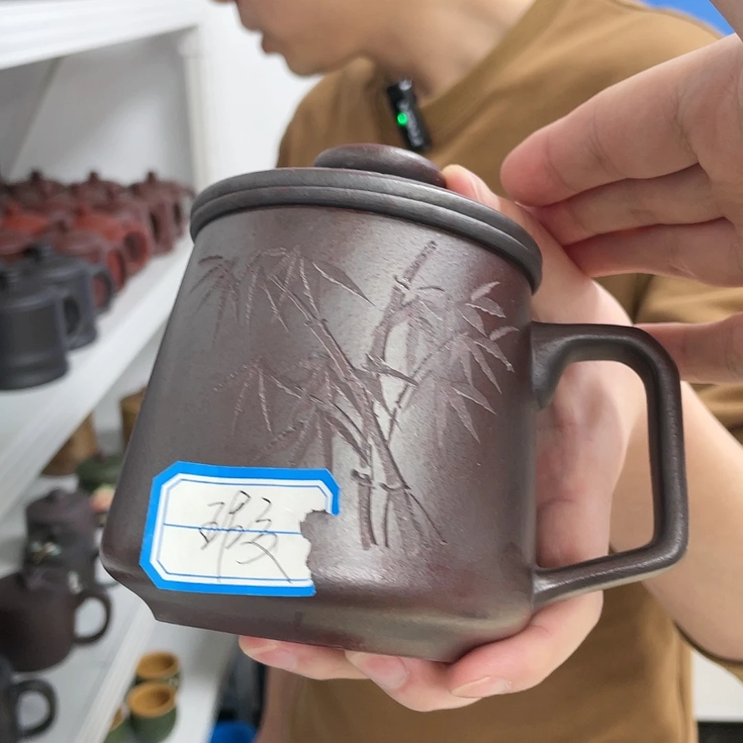 紫砂茶杯原矿紫砂