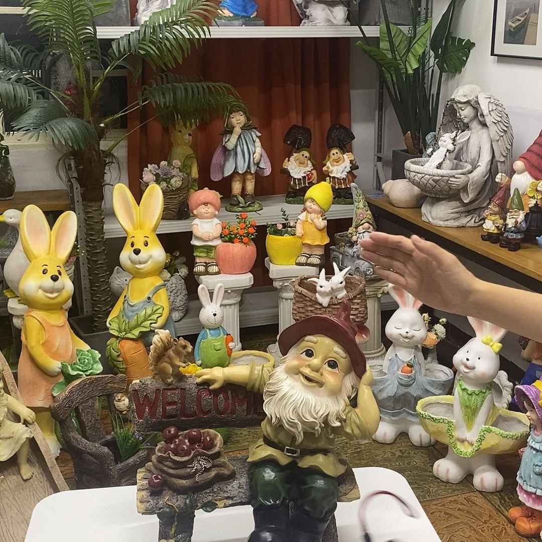 庭院摆件地精树蹬