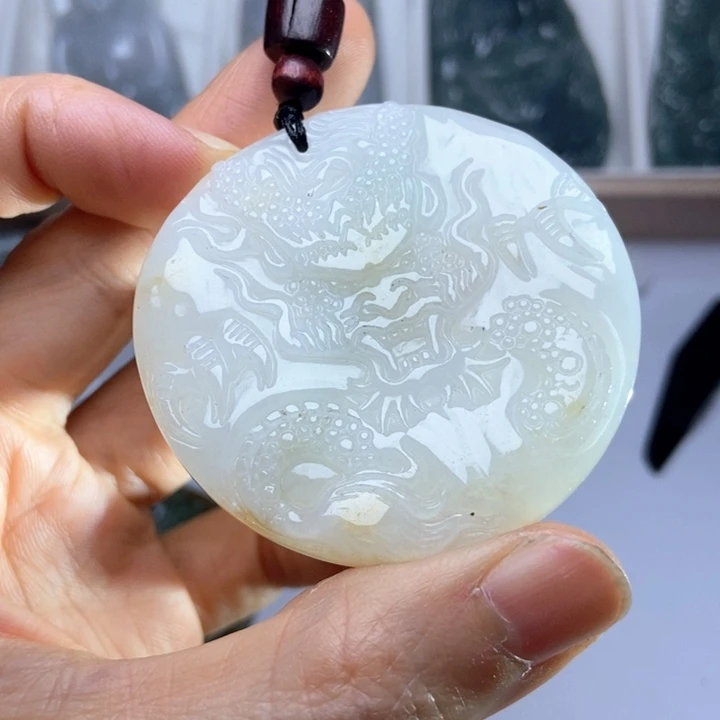 翡翠未镶嵌挂件翡翠