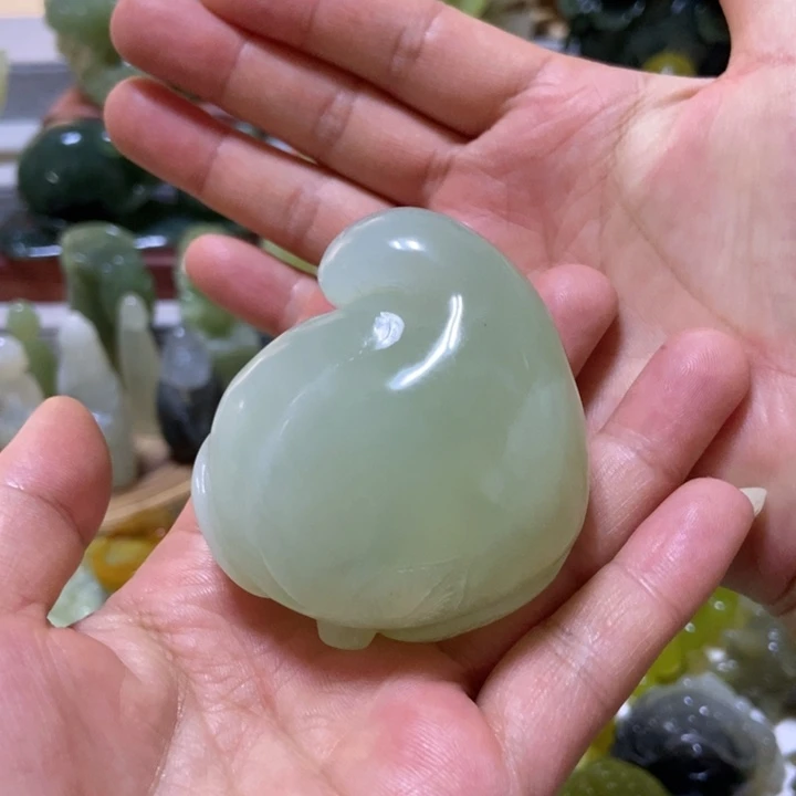 【闪购商品】蛇纹石玉把件未镶嵌