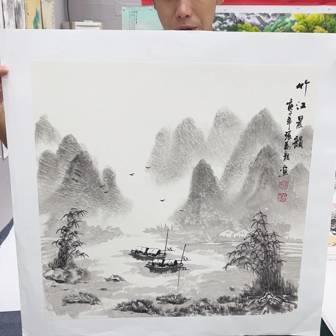 国画宣纸国画纯手绘作品