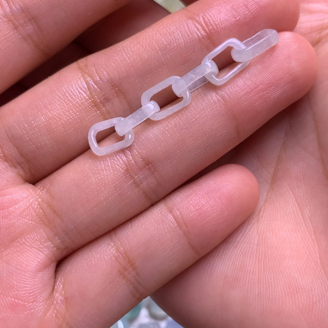 定制翡翠未镶嵌链条