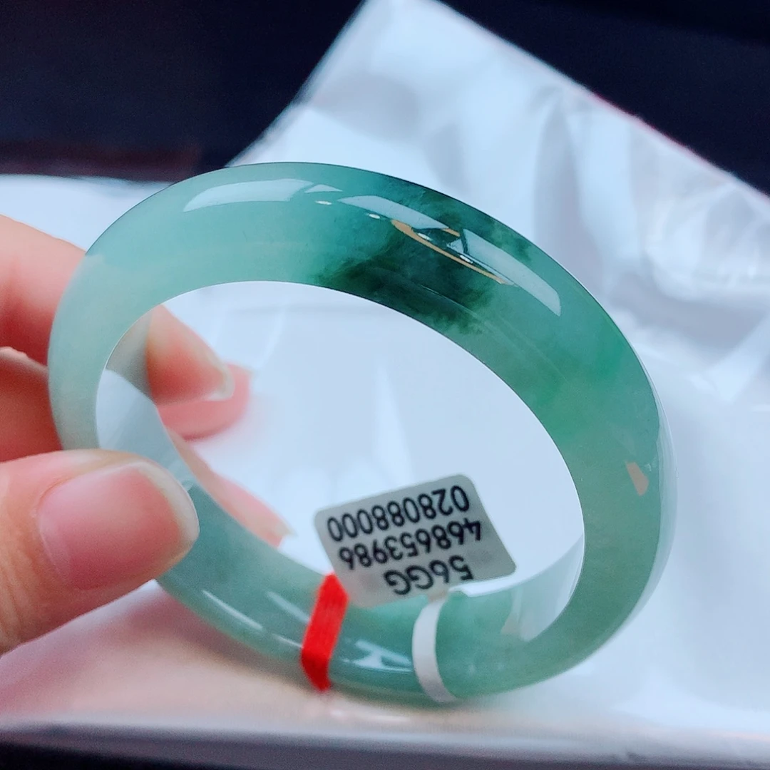 翡翠未镶嵌手镯天然缅甸翡翠A货手镯