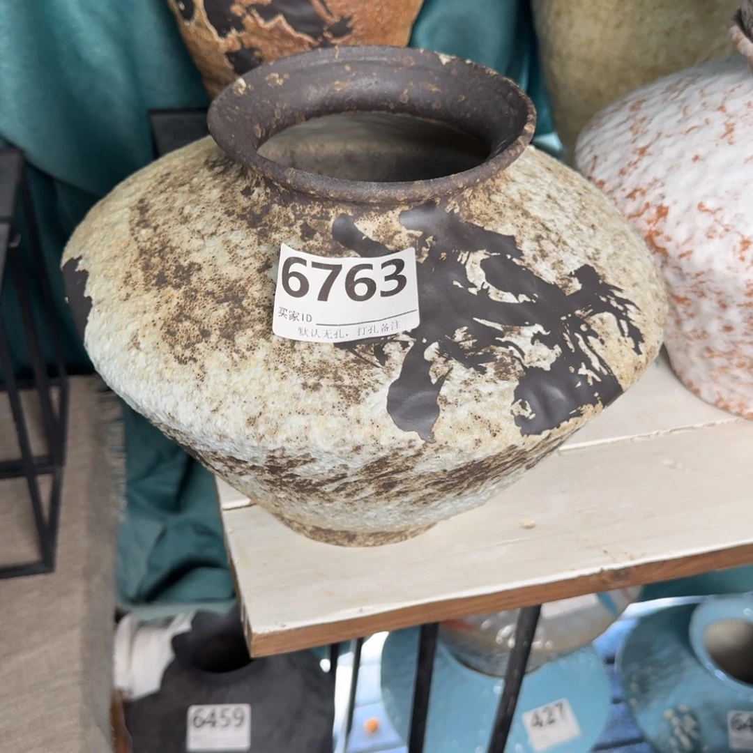 K***摆件景德镇高温花瓶编码6763高23口10默认无孔