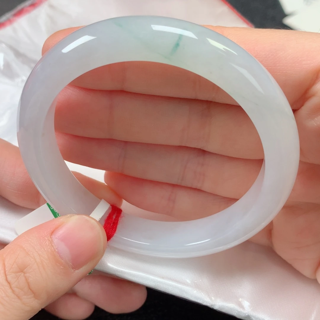 未镶嵌手镯翡翠缅甸天然翡翠手镯57