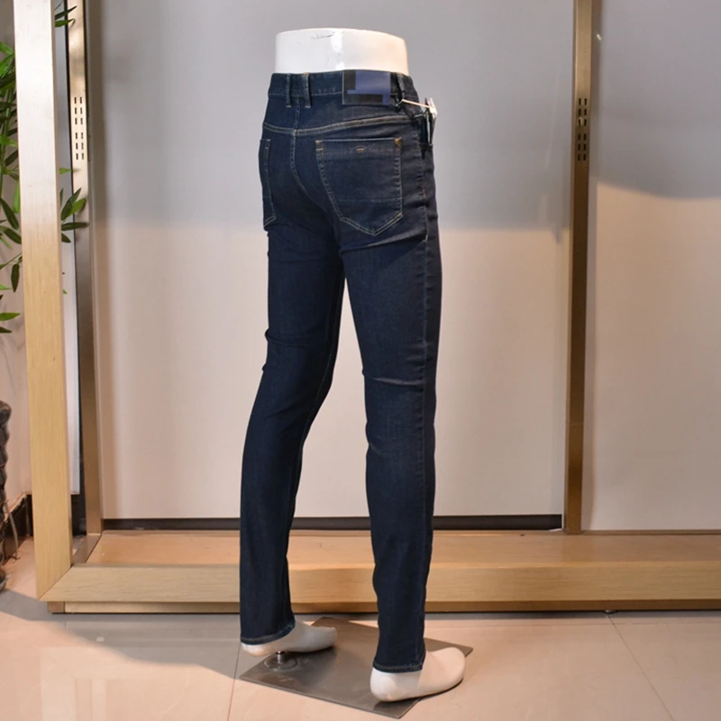 男装尾货 春秋季节时尚百搭款修身弹力牛仔长裤0101