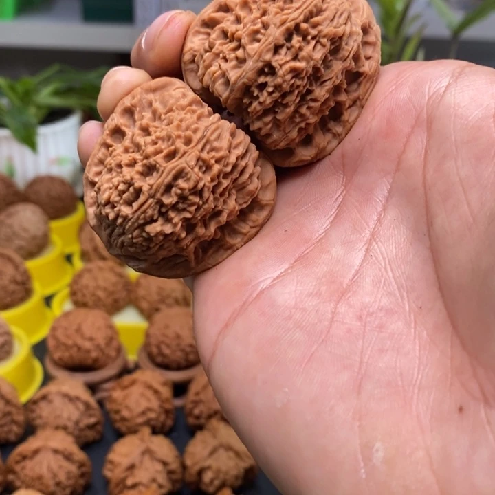 雨***淋文玩核桃吊坠文饿核桃南疆44-15