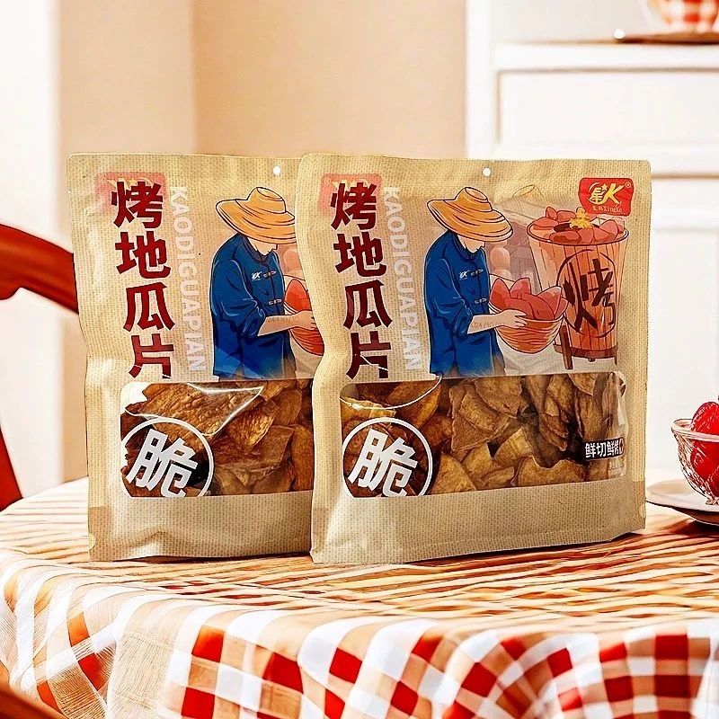 【到期日期2025-11-04】2袋星科烤地瓜片红薯片408g