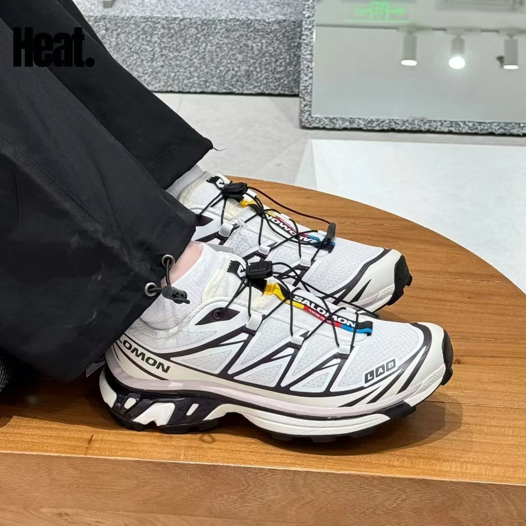 SALOMON/萨洛蒙 XT-6 户外徒步运动跑步鞋低帮 四季款 小哈士奇