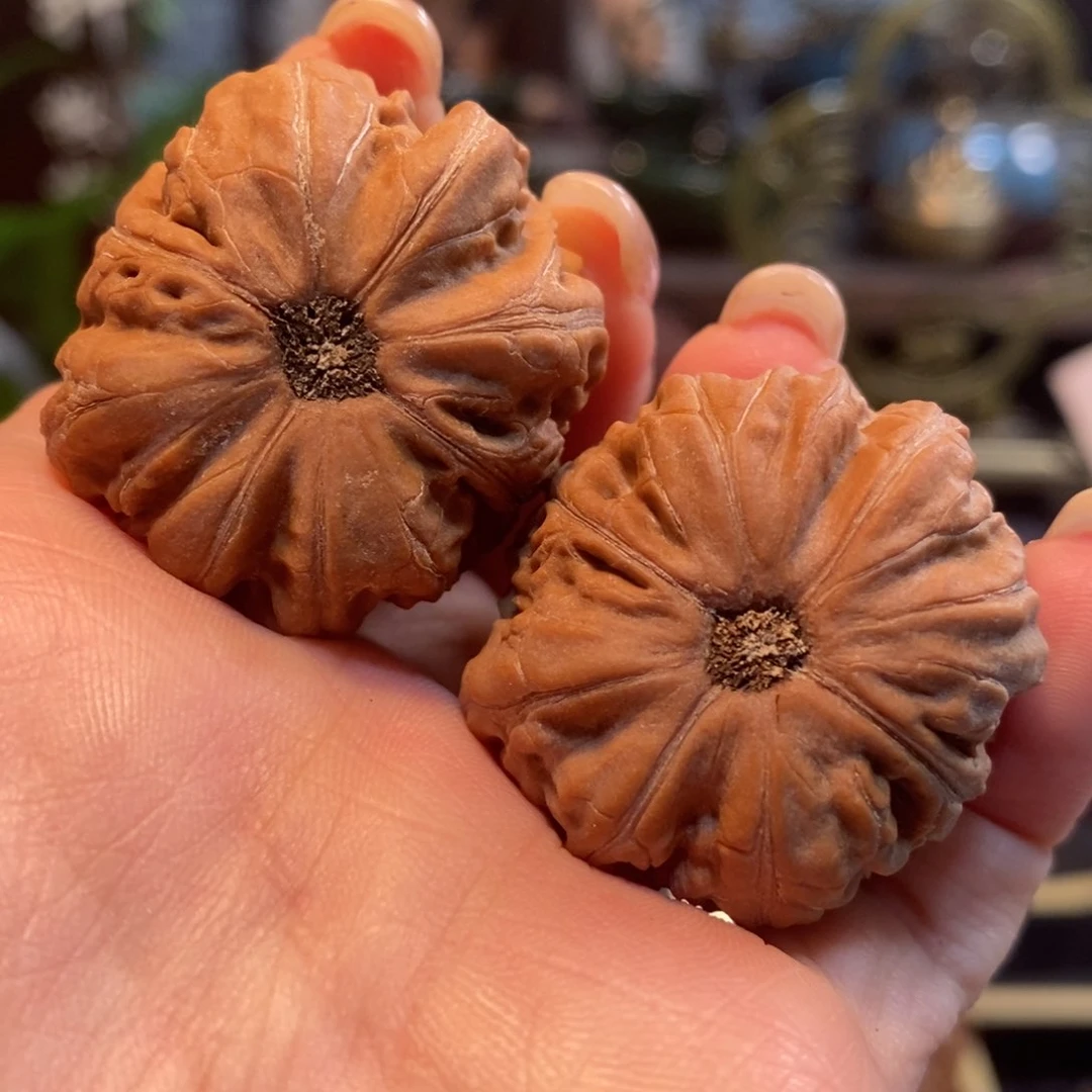 文玩核桃吊坠方印34