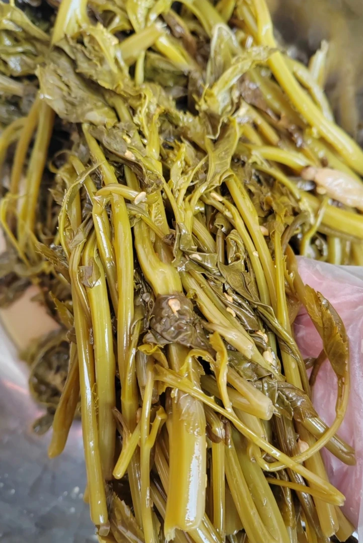 农家老坛野腊菜酸腊菜苔-----500克