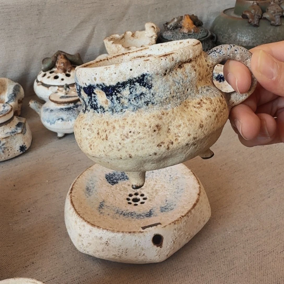 粉引老味咖啡杯一个一个