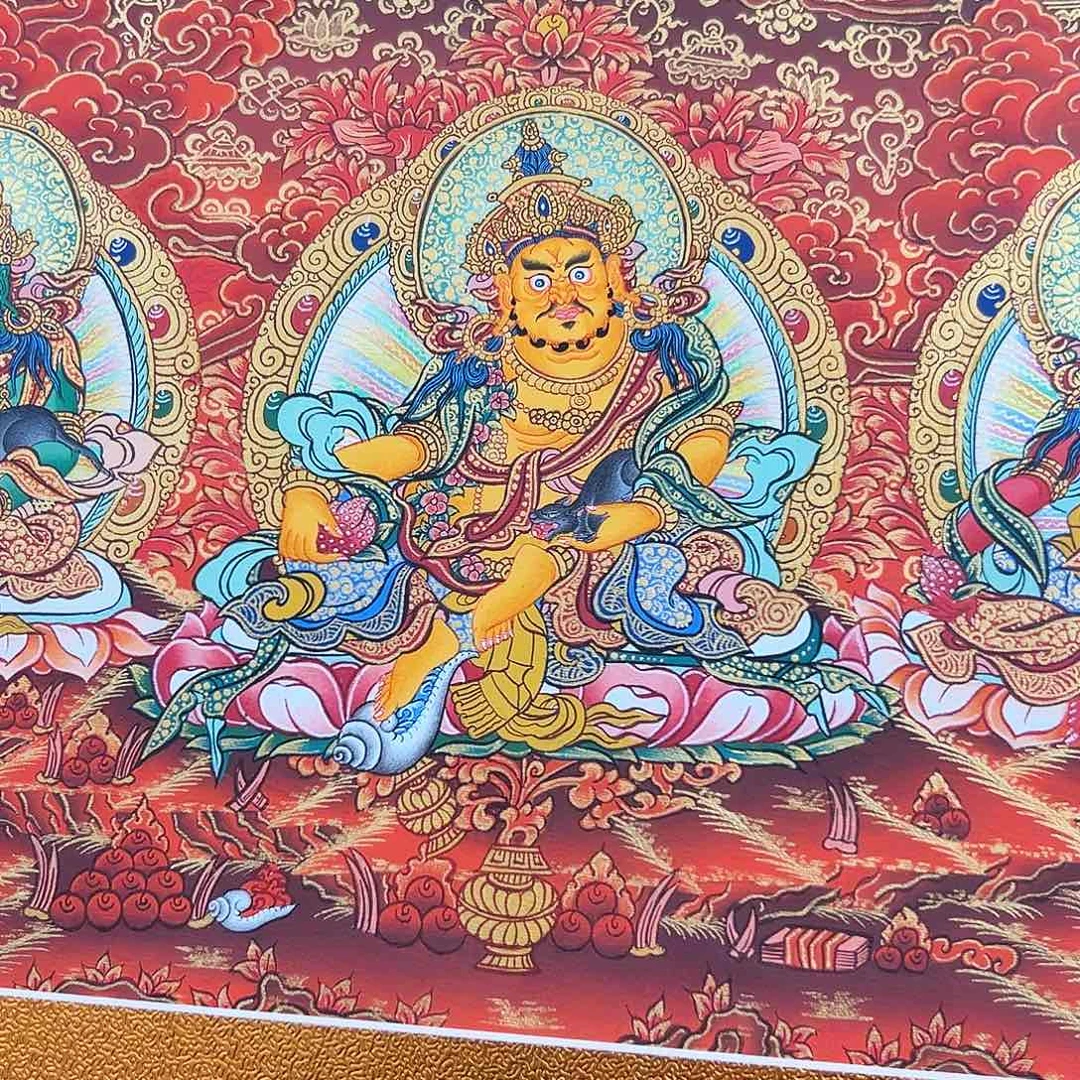 锄***鑫装裱画尼泊尔手绘唐卡画