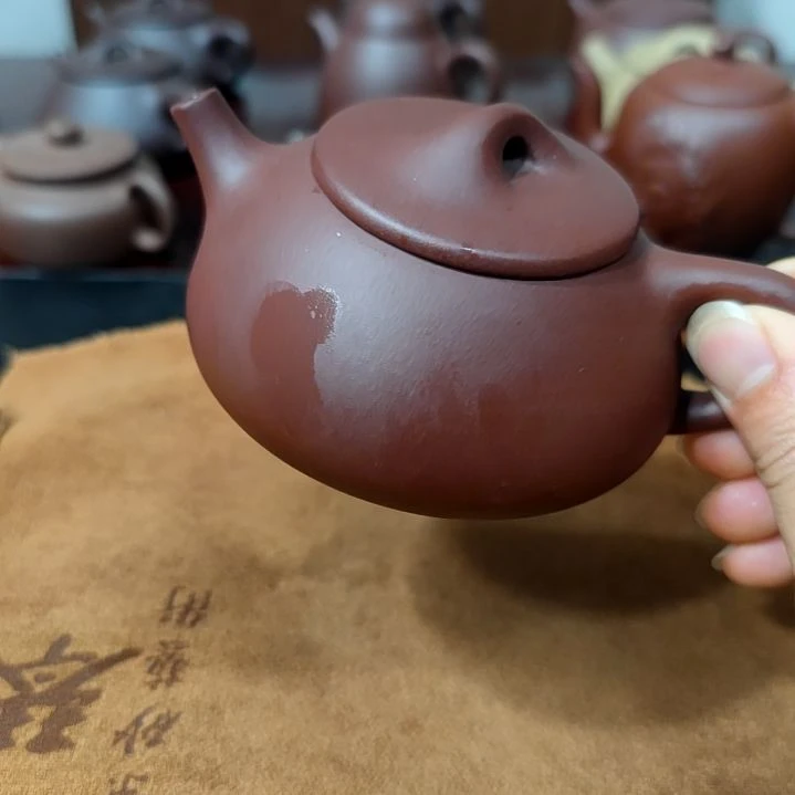 茶壶紫砂宜兴紫砂壶微瑕