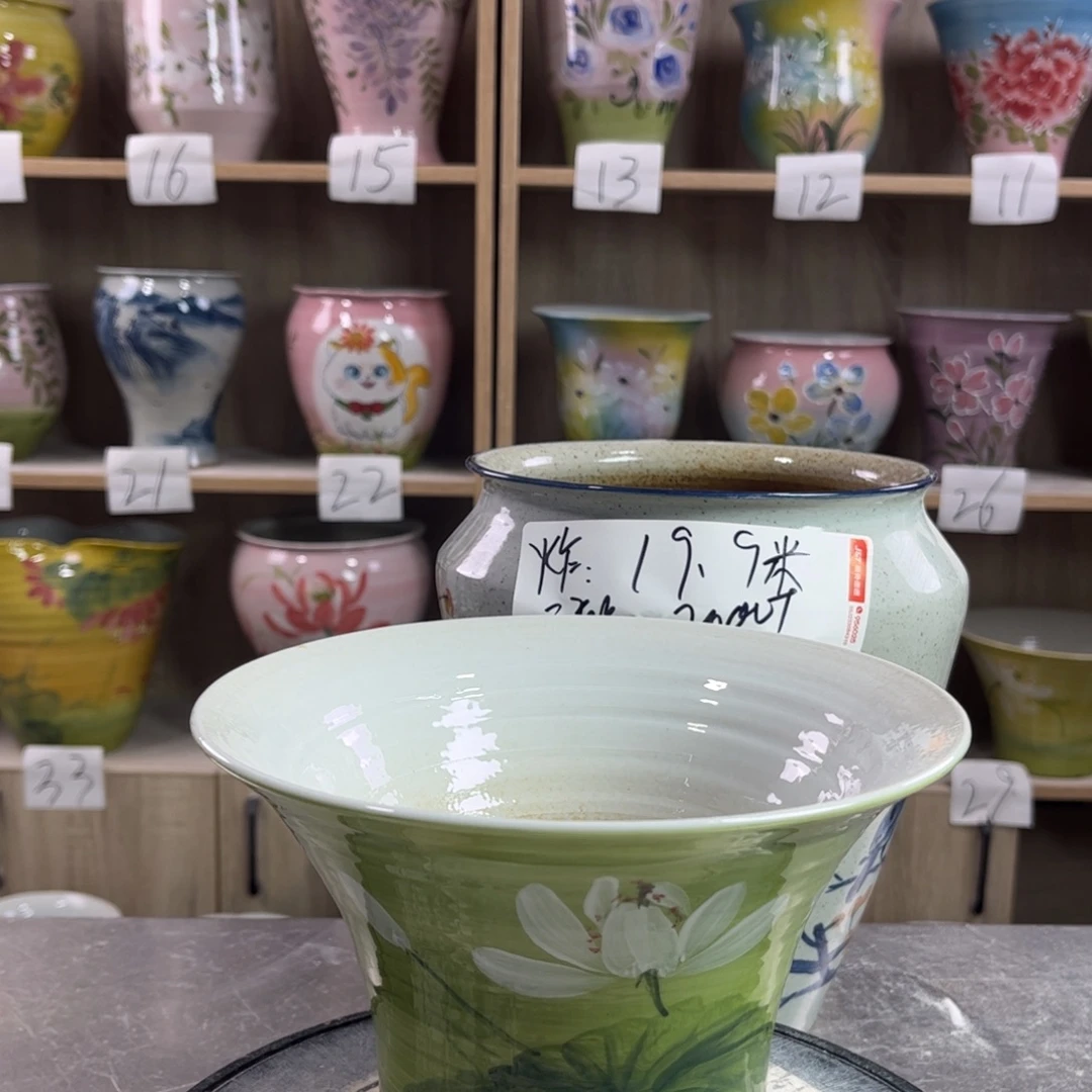景德镇陶瓷花盆花盆