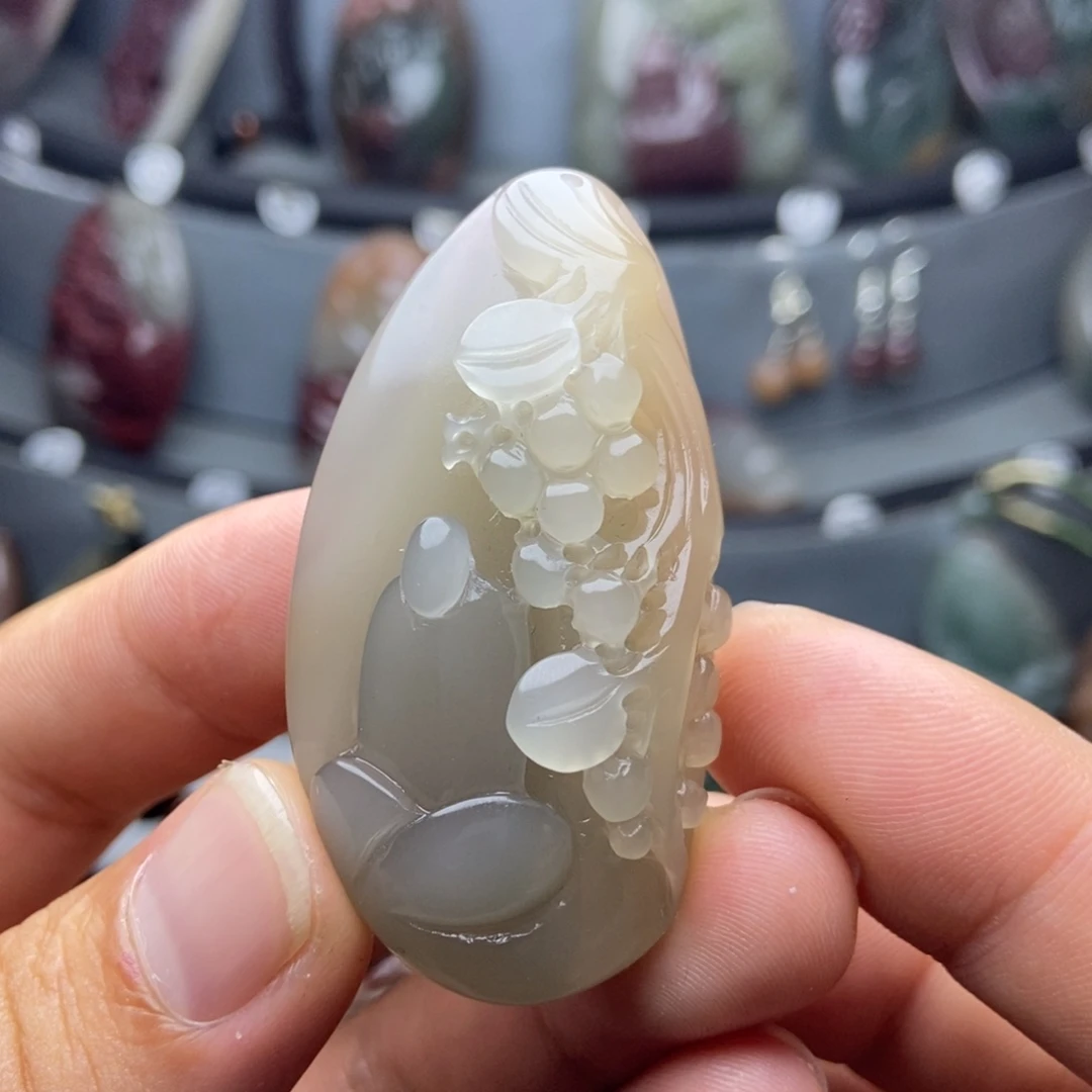 玛瑙/玉髓未镶嵌颈饰