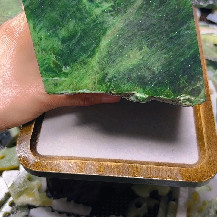 未镶嵌和田玉珠宝半成品咖**糖