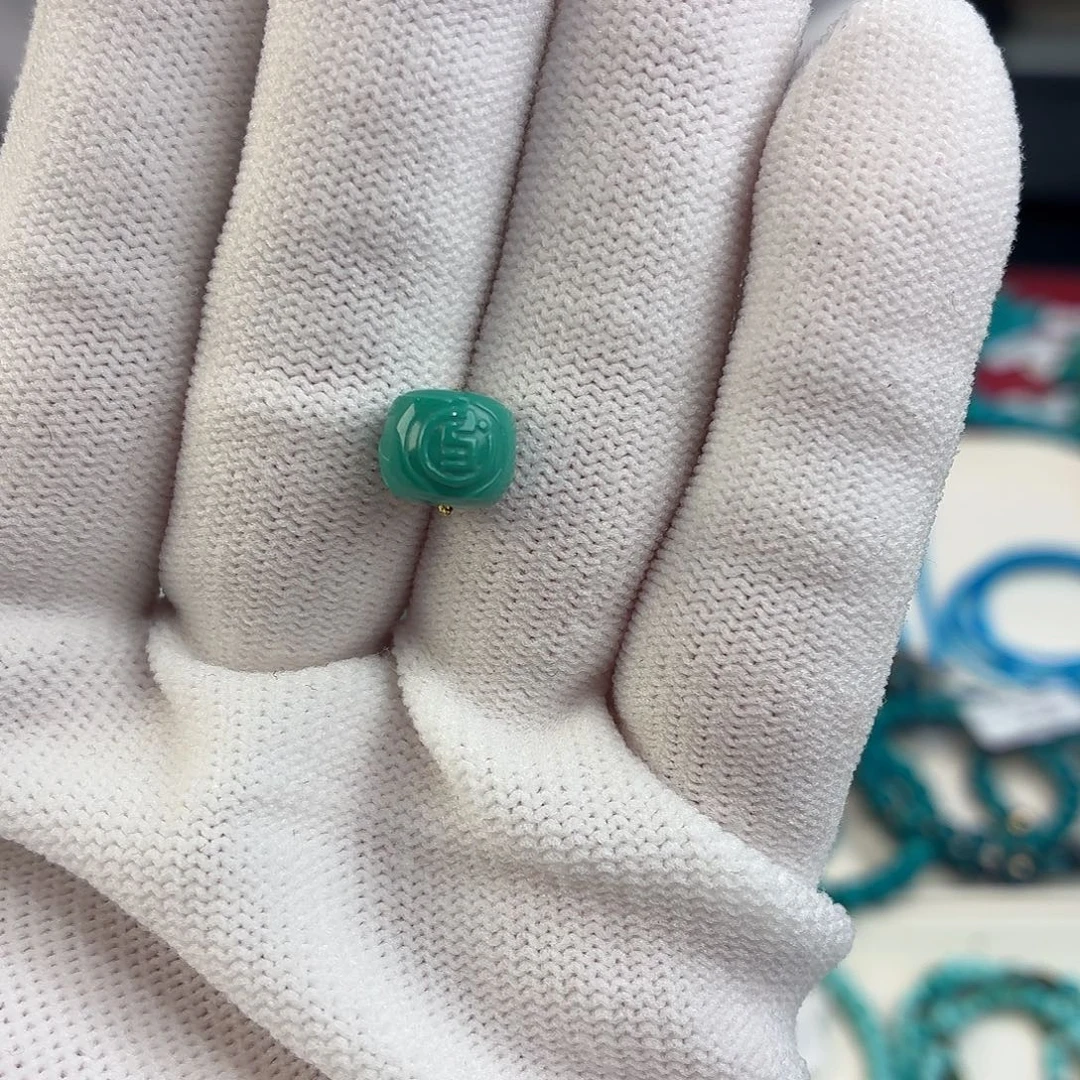 绿松石未镶嵌配饰6.5mm