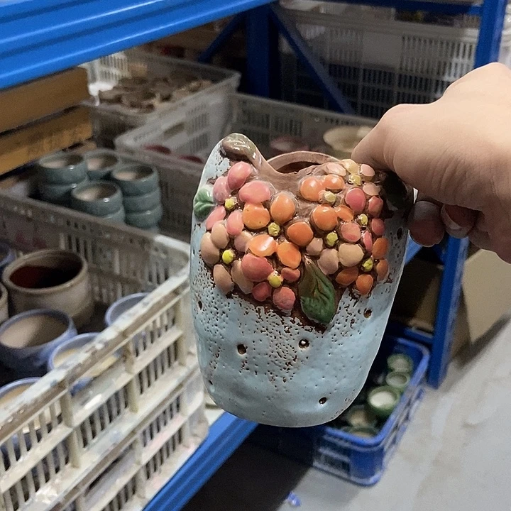 花盆单场满9.9发货9*13蓝