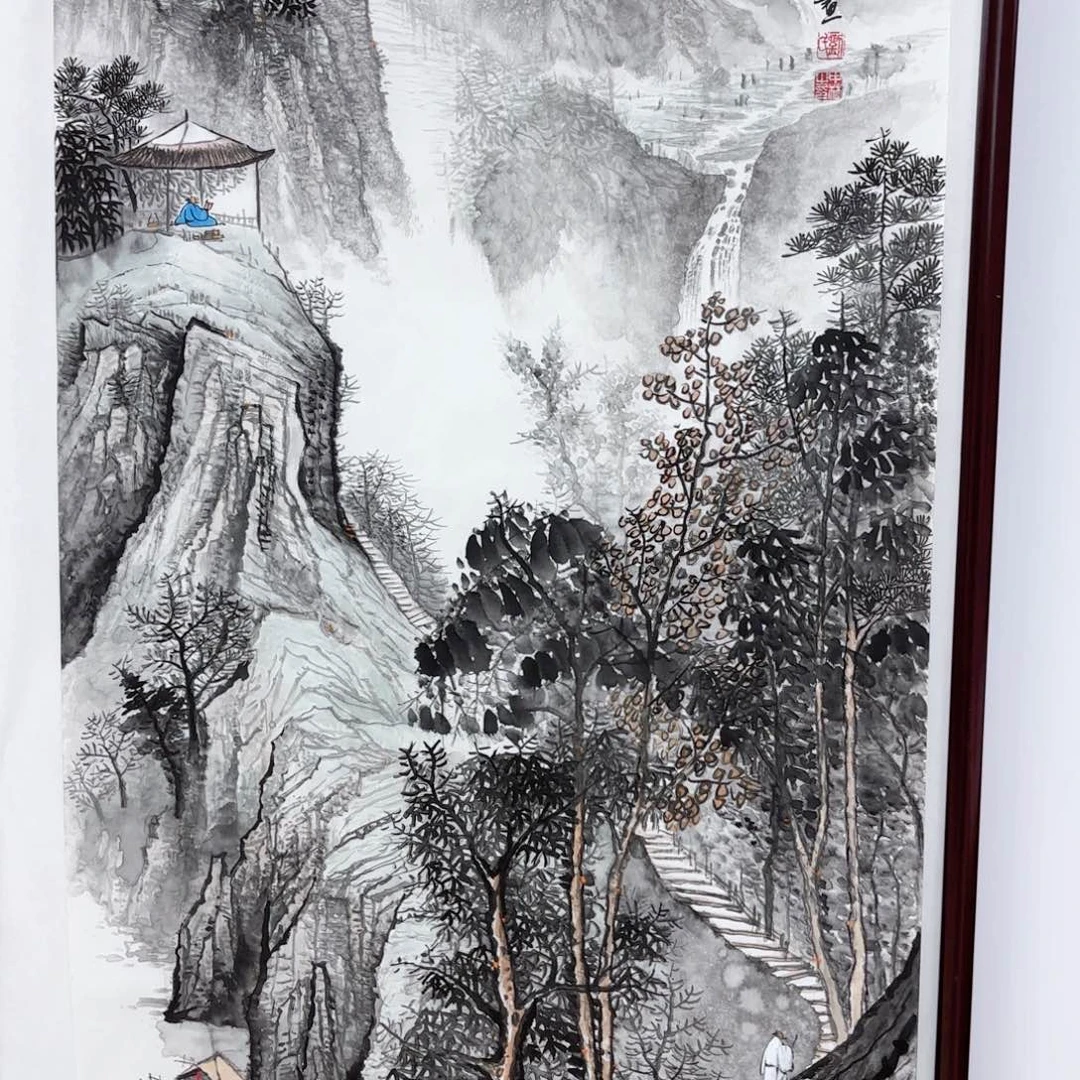 闲***人国画国画作品展，国画作品集一