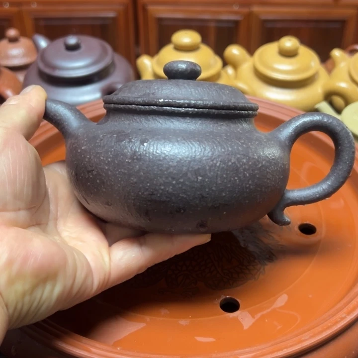 茶杯紫砂宜兴原矿天青泥料