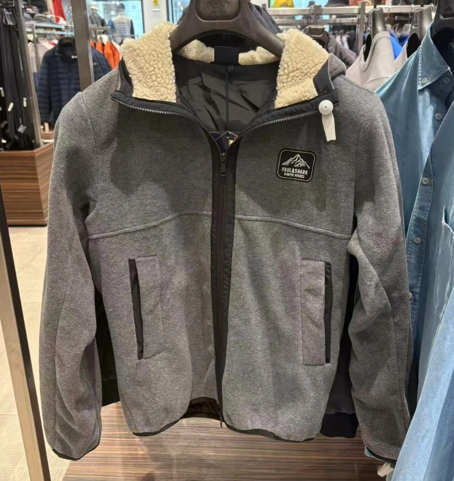 保鲨 灰色台风20000灯芯绒保暖外套 下单联系客服