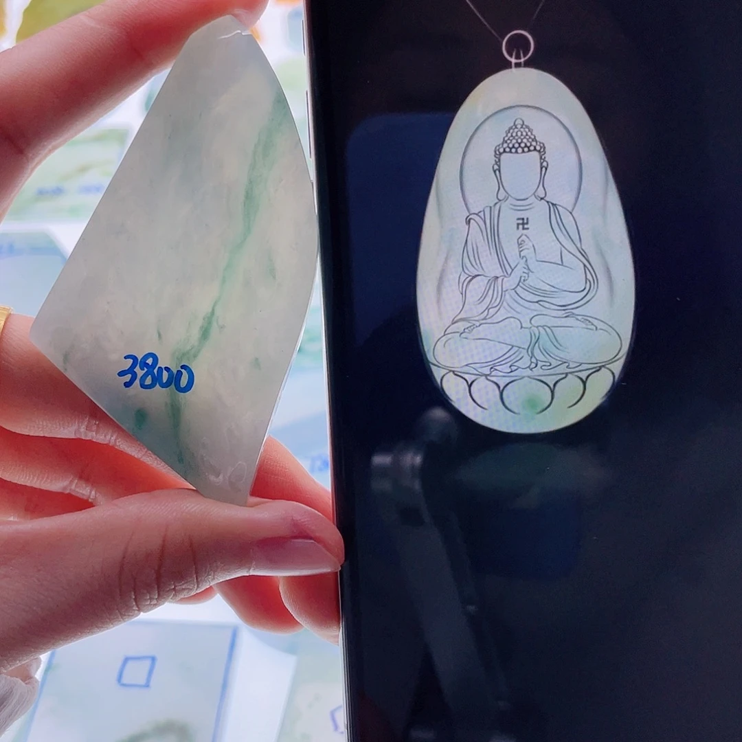 定制翡翠未镶嵌天然