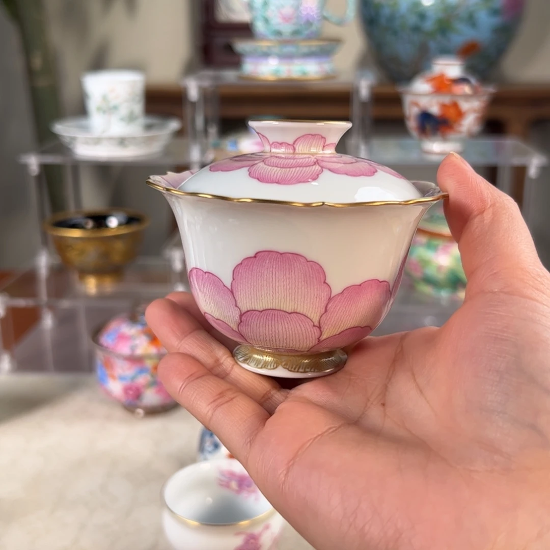 纯手工手绘 高端茶器