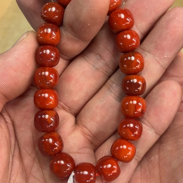 南红玛瑙手链未镶嵌