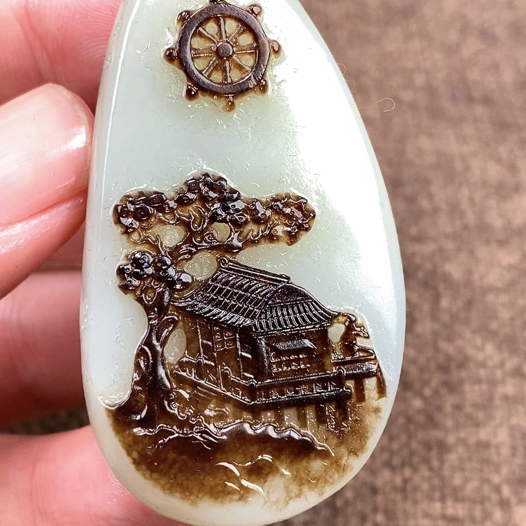 和田玉挂件未镶嵌