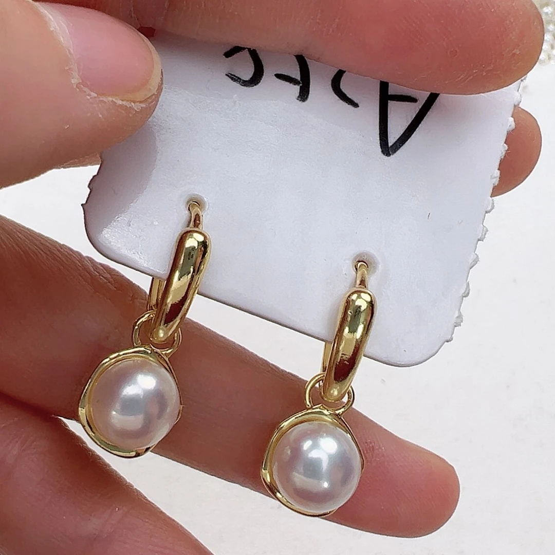 淡水珍珠耳饰未镶嵌孤258