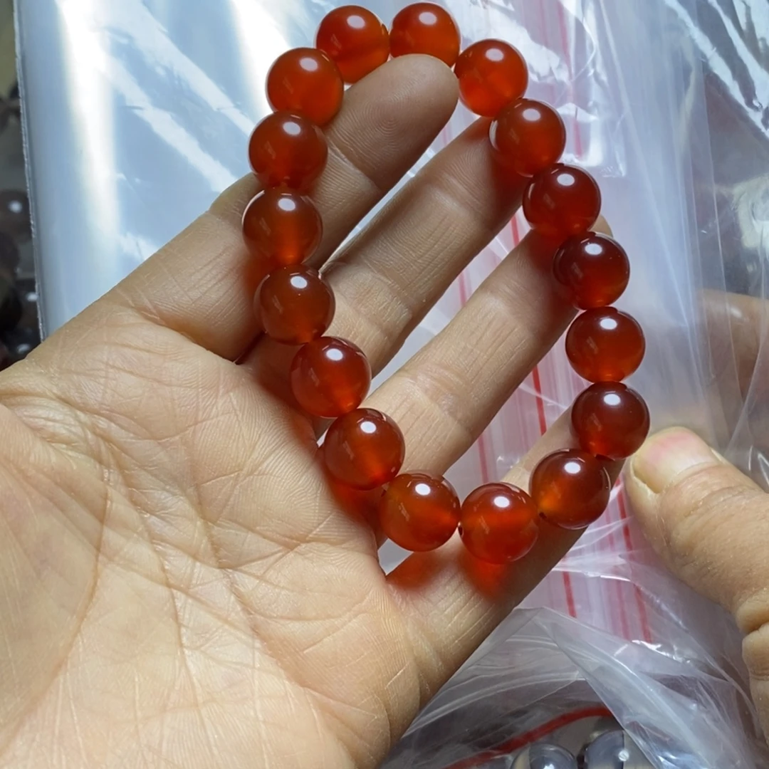 子***炑玛瑙/玉髓未镶嵌手链