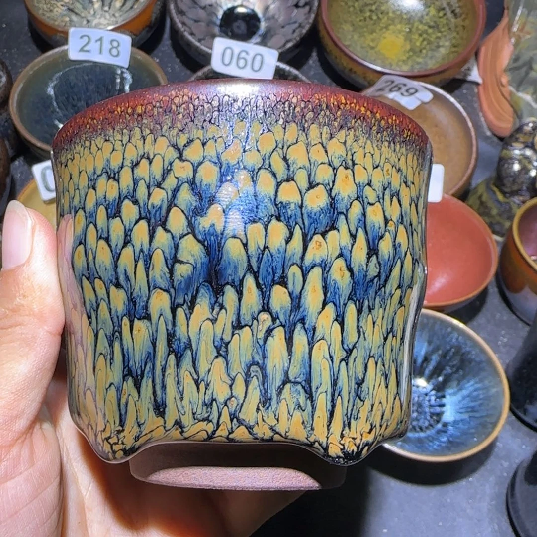 茶盏福建盏茶器竹节