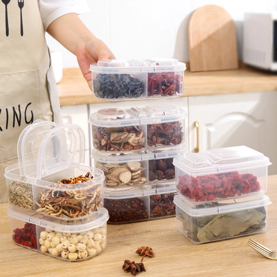 佐料香料收纳盒密封调料盒花椒厨房八角桂皮干辣椒家用分装盒批发
