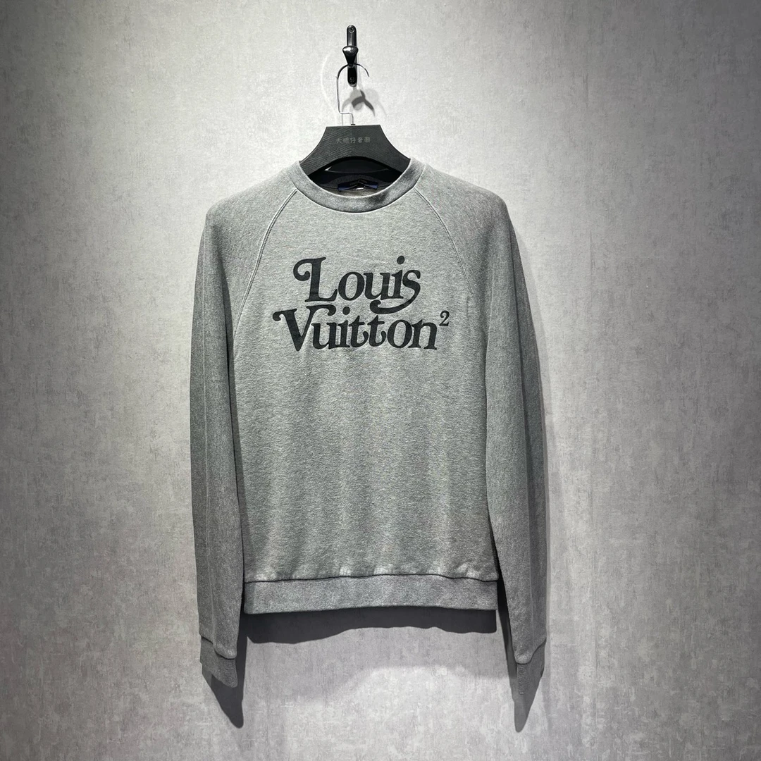 99新 LouisVuitton/路易威登 nigo联名logo印花圆领卫衣