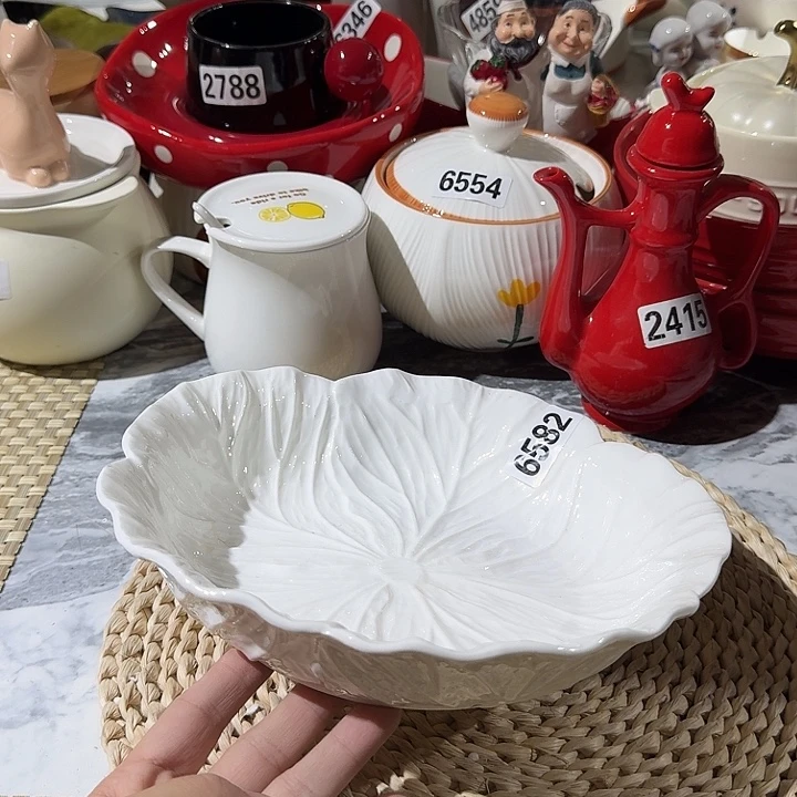 瓷微瑕陶瓷满15包邮6582