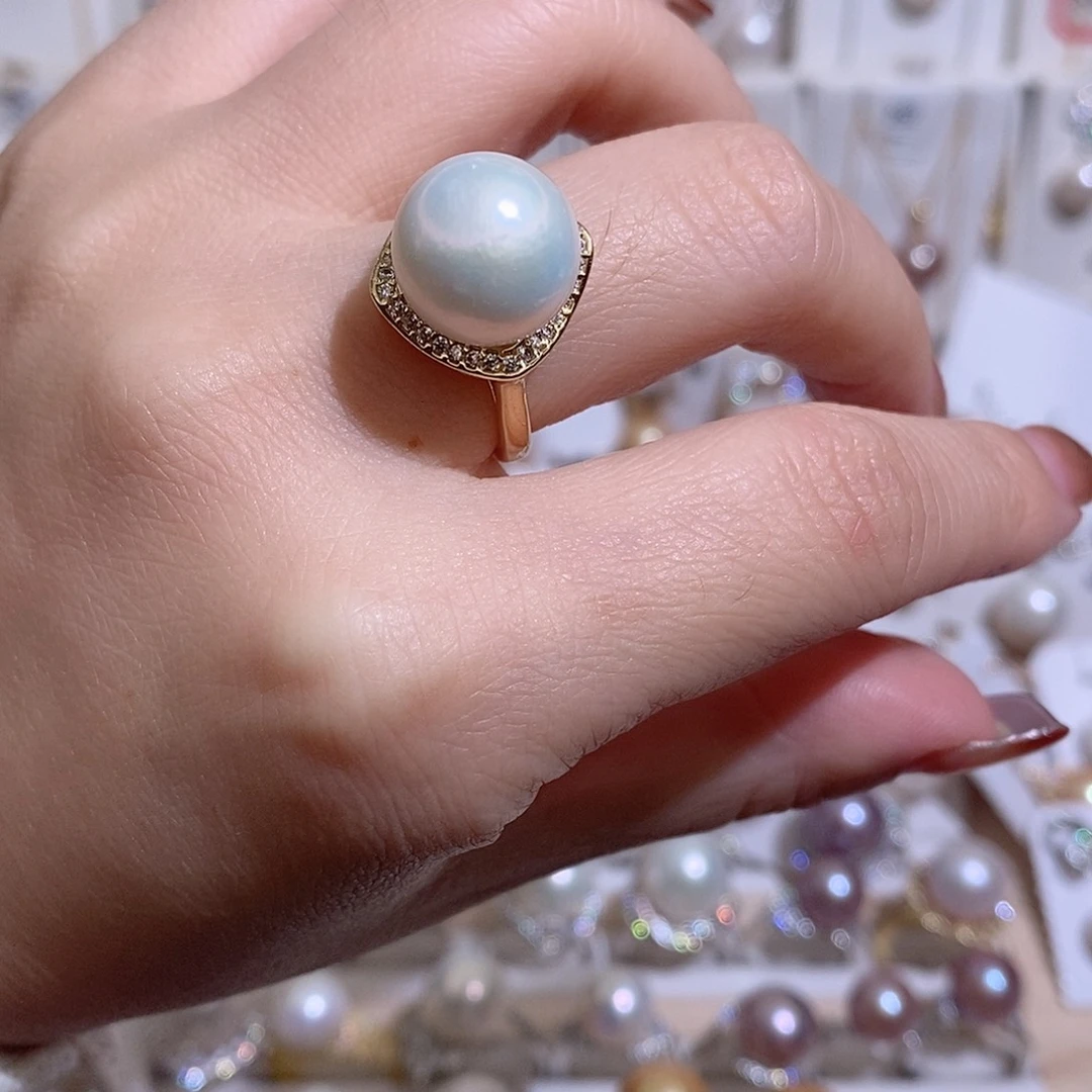 淡水珍珠戒指未镶嵌w