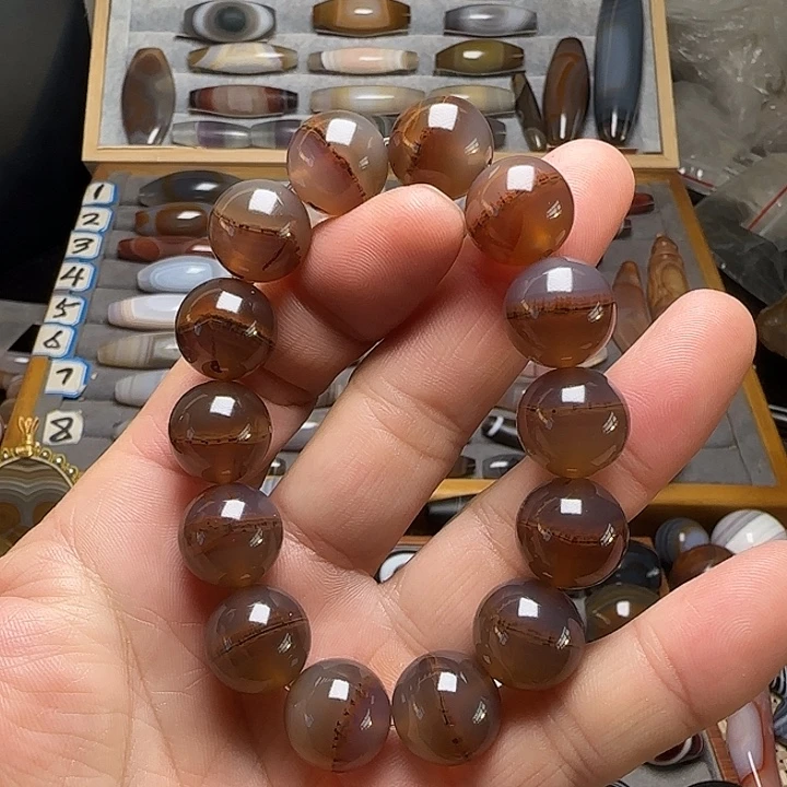 玛瑙/玉髓未镶嵌手串