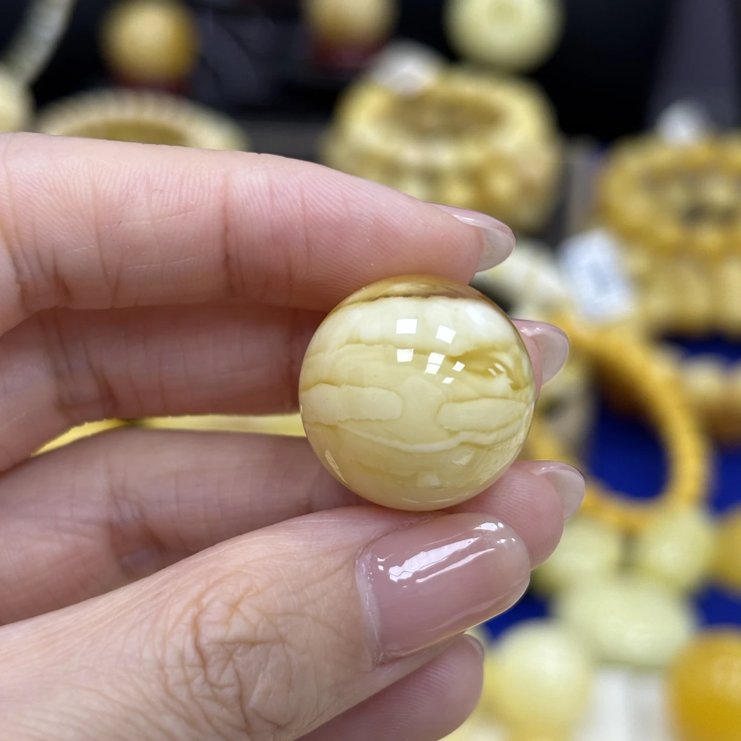 20.1mm 小妖珠宝天然原矿琥珀蜜蜡